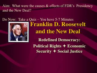 Franklin D. Roosevelt and the New Deal