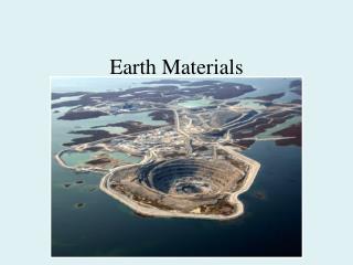 Earth Materials