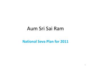 Aum Sri Sai Ram