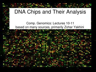 DNA Microarras: Basics