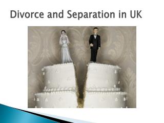 Divorce and separation in UK
