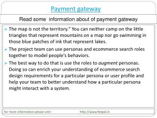 Some useful material about payment gateway