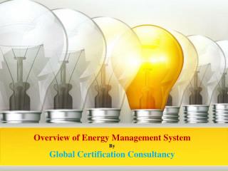 Overview of Energy Management System