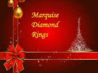 Marquise diamond rings