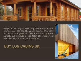 Buy Log Cabins UK