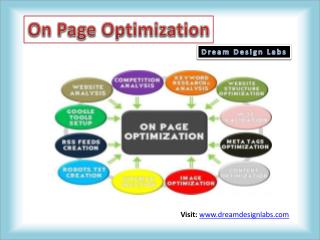 On Page Optimization: Dream Design Labs