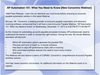 AP Automation 101: What You Need to Know
