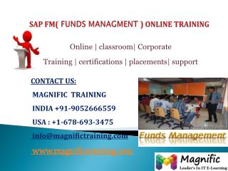 SAP FM ONLINE TRAINING IN BANGALORE