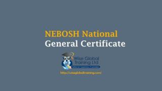 NEBOSH National General Certificate