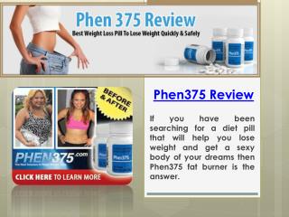 Phen375 Review