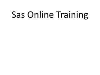 sas online