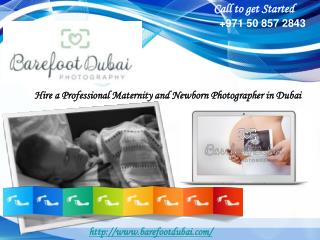 Hire a Professional Maternity and Newborn Photographer in Du