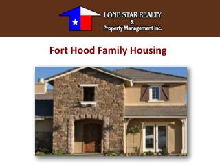 Fort Hood Family Housing