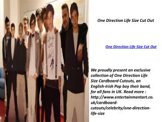 One Direction Life Size Cut Out