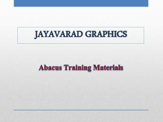 Abacus Training Materials