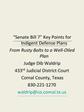 Senate Bill 7 Key Points for Indigent Defense Plans From Rusty Bolts to a Well-Oiled Plan Judge Dib Waldrip 433rd Ju