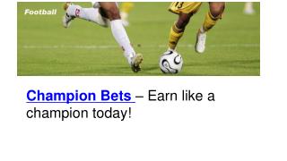 Champion Bets