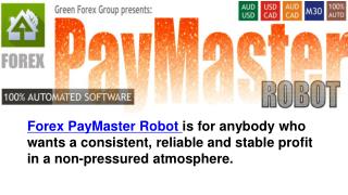 Forex Pay Master Robot