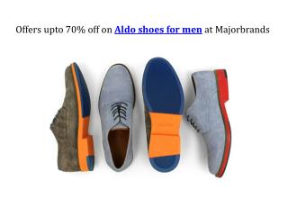 Offers upto 70% off on Aldo shoes for men at Majorbrands