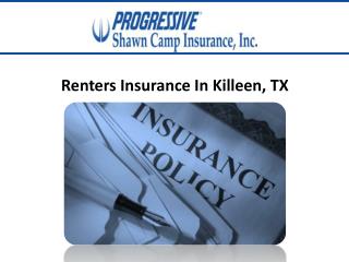 Renters Insurance Killeen, TX