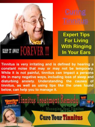 Cures For Tinnitus