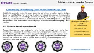 Broken Garage Door Springs Experts - New Haven, CT