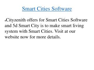 Smart Cities Software