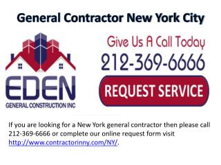 General Contractor New York