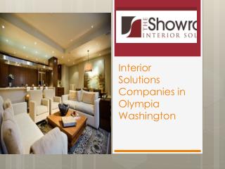 Interior Solutions Companies in Olympia Washington