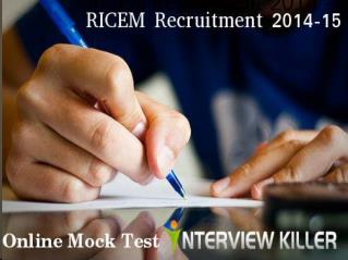 RICEM Recruitment 2014 - Interviewkiller