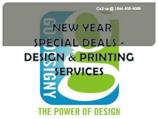 New Year Special Deals On Designing And Printing Services