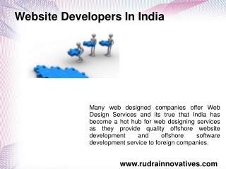 Best Website Developers In India