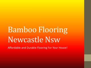Bamboo Flooring Newcastle Nsw Affordable and Durable Floorin