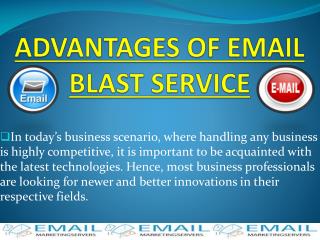Advantages Of Email Blast Service