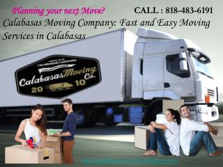 Calabasas Moving Company: Fast and Easy Moving Services in C