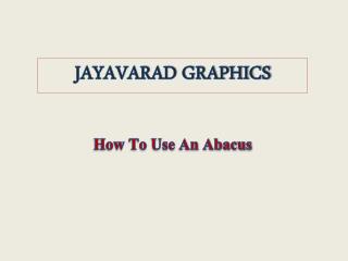 How To Use An Abacus