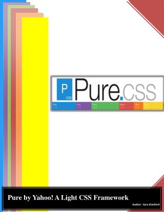 Pure by Yahoo! A Light CSS Framework