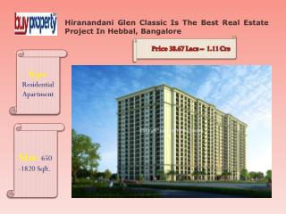Hiranandani Glen Classic Is The Best Residential Project