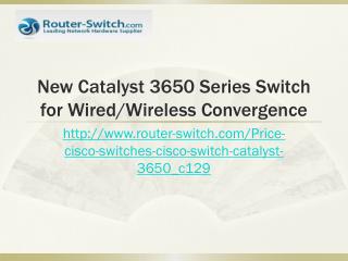 Wonderful Cisco Catalyst Layer 3 3650 Switch