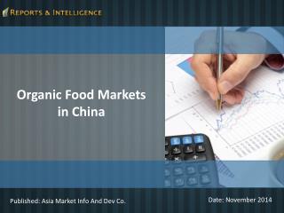 R&I: Organic Food Markets in China