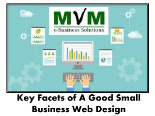 key facets of a good small business web design