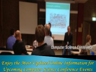 Upcoming Computer Science Conference Events