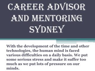 Career Advisor and Mentoring Sydney