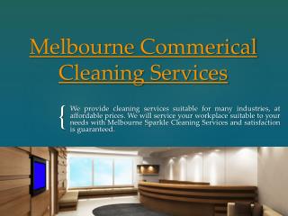 Commerical Cleaning Services Melbourne