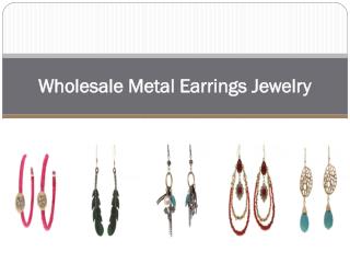 Wholesale Metal Earrings Jewelry