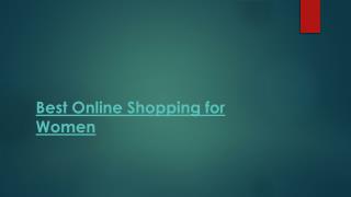Best online shopping for women