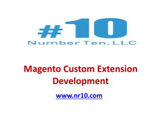 Magento Custom Extension Development