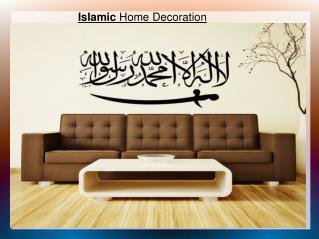 Islamic Home Decoration