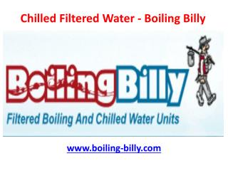 Instant chilled Filtered Water - www.boiling-billy.com