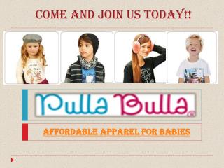 Affordable apparel for babies